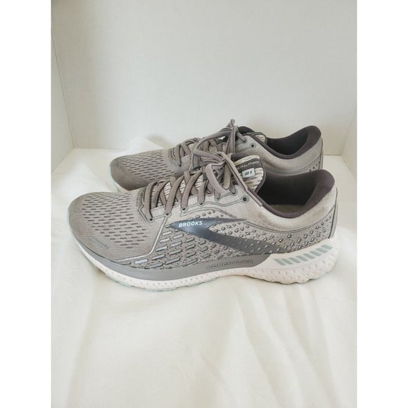 Brooks Adrenaline 21 Running Shoes Mens Size 10 Wide D Sneakers Athletic Gray - Picture 8 of 12